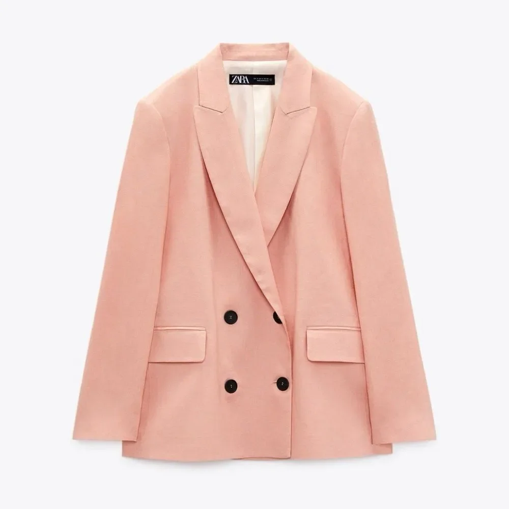 NWT ZARA LINEN BLAZER